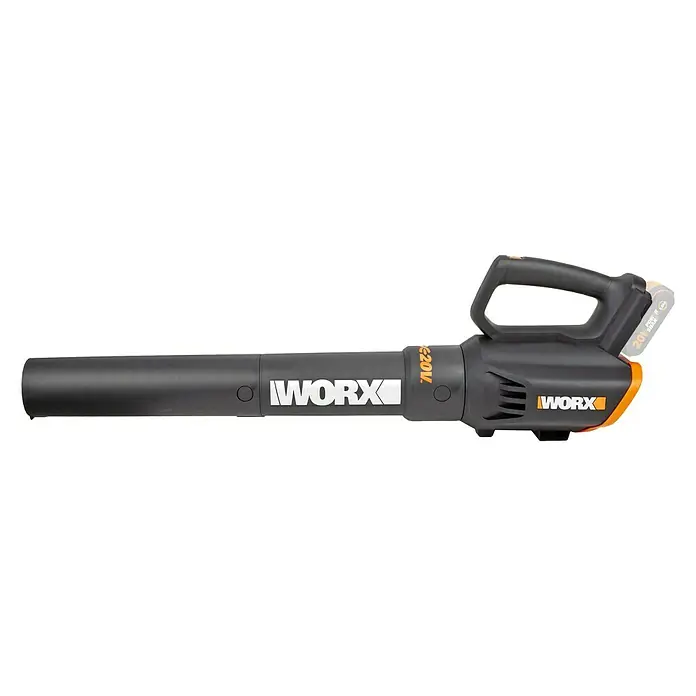 Worx Akku-Laubbläser WG547E.9 - 20 V, Ohne Akku, Blasgeschwindigkeit: 120 km/h - Vorderansicht