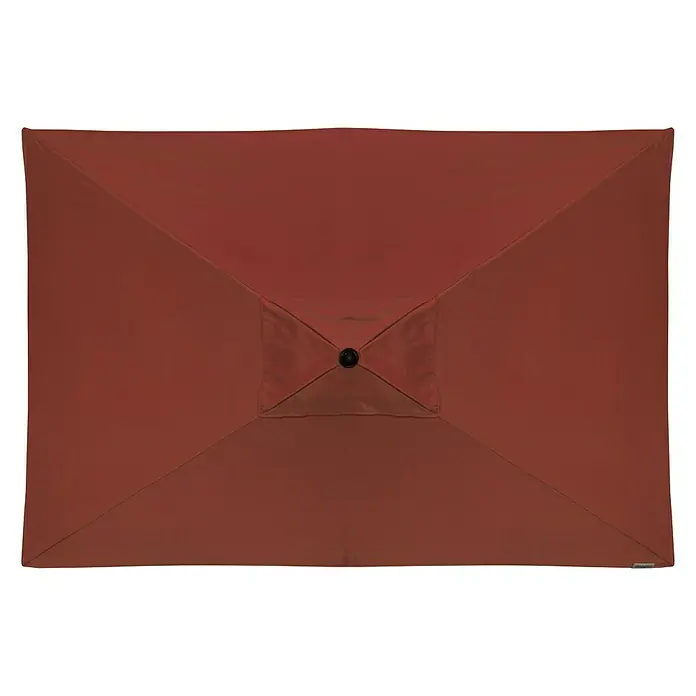 Doppler Active Sonnenschirm Auto Tilt - Terracotta, 300 x 200 cm - Ansicht von oben