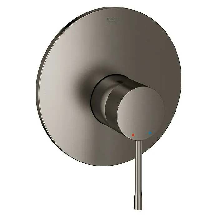 Grohe Essence UP-Brausearmatur - Hard Graphite, Matt - Linke Seitenansicht