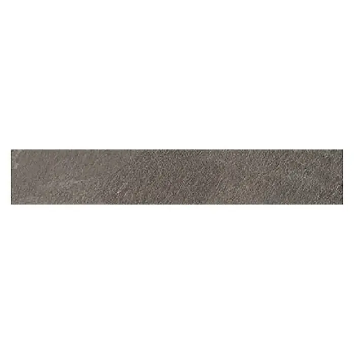 Sockelfliese Lavagna Grigio - 7 x 60 cm, Grau, Matt - Vorderansicht