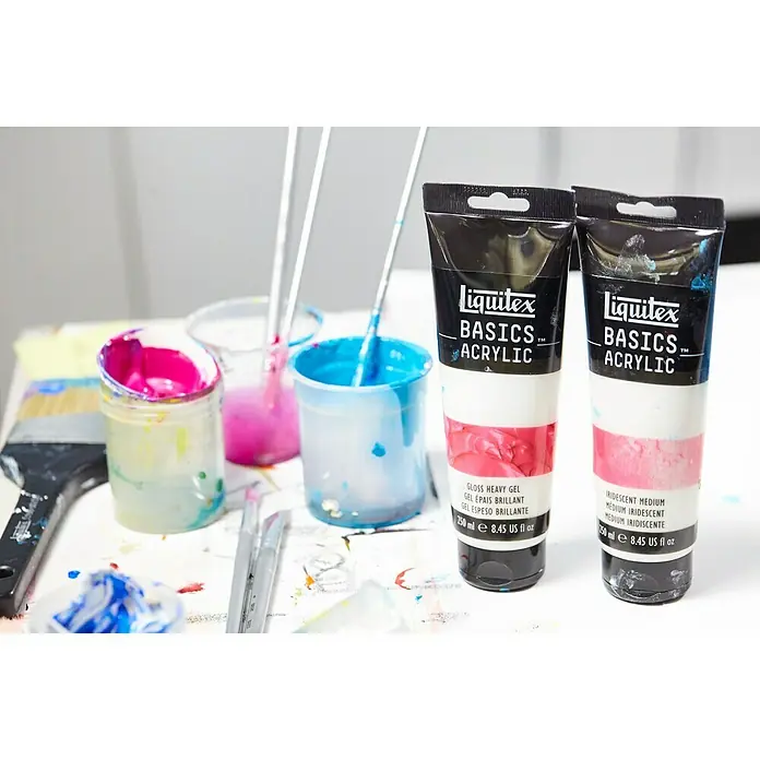 Liquitex Basics Malmittel-Set - 5 x 75 ml Tuben, Geeignet für: Acrylfarben