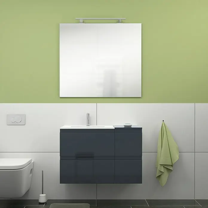 Camargue Espacio Badmöbel-Set i25 - 100 cm, Gama anthrazit glänzend - Stimmungsaufnahme