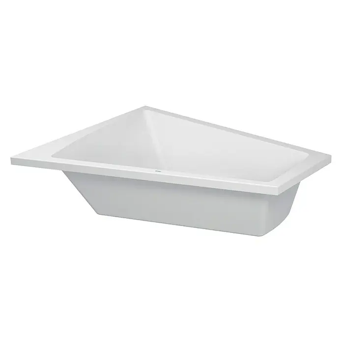 Duravit Badewanne Paiova - 180 x 140 cm, Raumecke Links, Sanitäracryl, Weiß - Vorderansicht