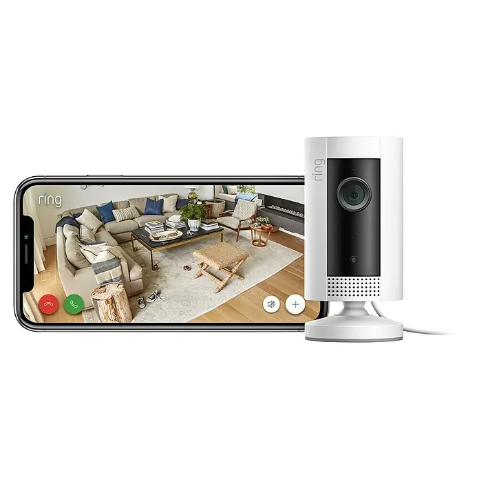 Ring Innenkamera Indoor Cam - Netzbetrieben, 1.080 Pixel (Full HD), Weiß - Anwendungsbeispiel