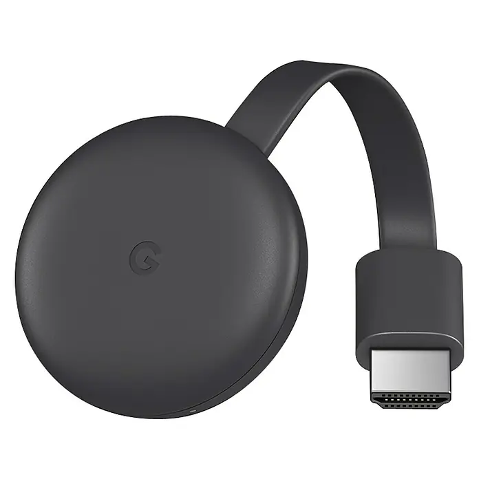 Google Streaming-Stick Video Chromecast 3 - HDMI, 1.080 Pixel (Full HD), 2,4 GHz - Vorderansicht