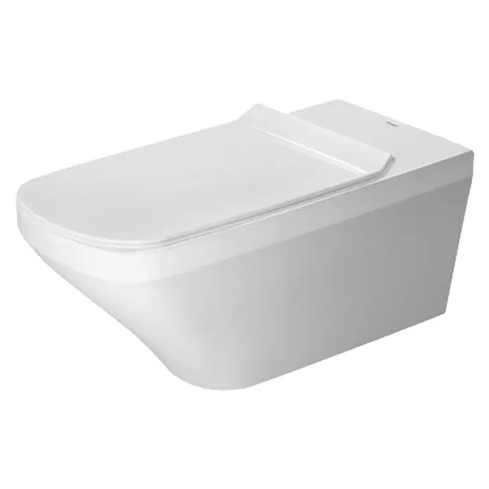 Duravit DuraStyle Wand-WC Vital - Spülrandlos, Mit antibakterieller Glasur, Spülform: Tief, WC Abgang: Waagerecht, Weiß - Vorderansicht