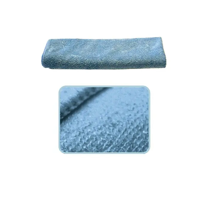 Mikrofasertuch Topline - 5 Stk., 40 x 40 cm, Mikrofaser, Blau - Vorderansicht
