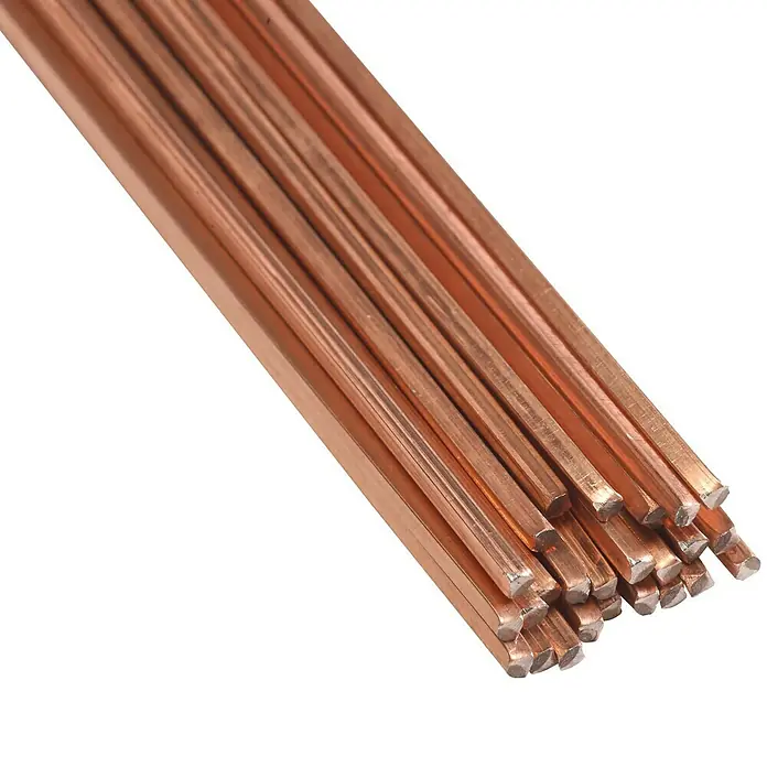 Rothenberger Industrial Hartlötstab ROLOT 607 - Ø x L: 2 x 333 mm, Schmelztemperatur: 710 °C, 5 Stk. - Detailaufnahme