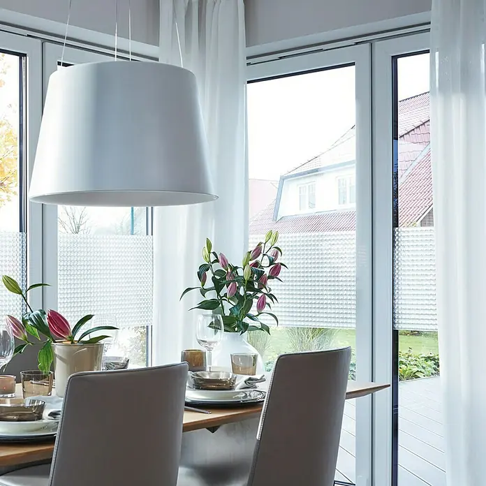 D-c-fix StaticStripes Glasfolie StaticStripes - Milton, 200 x 45 cm, Statisch haftend