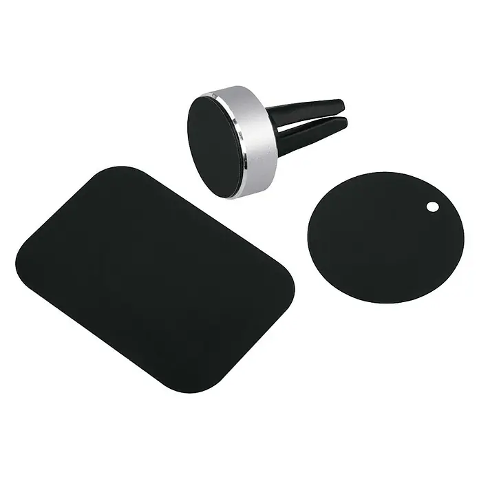 Hama Kfz-Smartphone-Halterung - Magnet, Schwarz/Silber - Vorderansicht