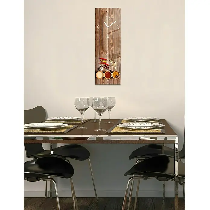 Glasuhr - Mediterran, 20 x 60 cm - Stimmungsaufnahme