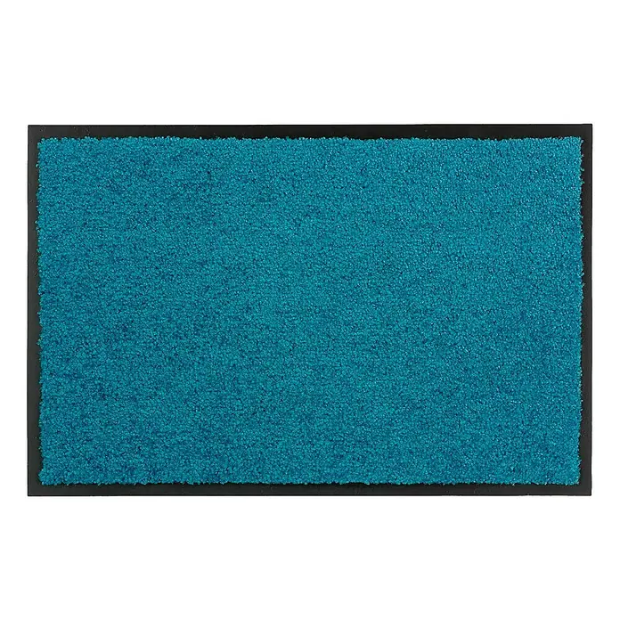 Astra Schmutzfangmatte Diamant - Uni, Türkis, 60 x 80 cm, Material Nutzschicht: 100 % Polyamid - Ansicht von oben