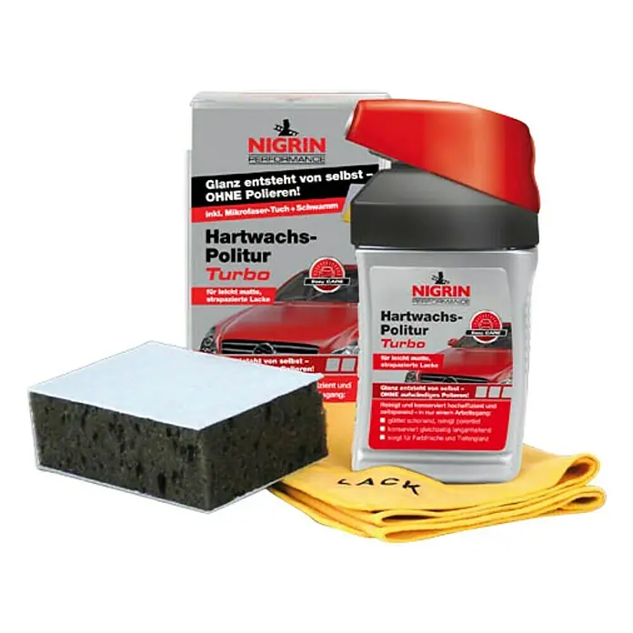 Nigrin Performance Hartwachs-Politur Turbo - 300 ml - Vorderansicht