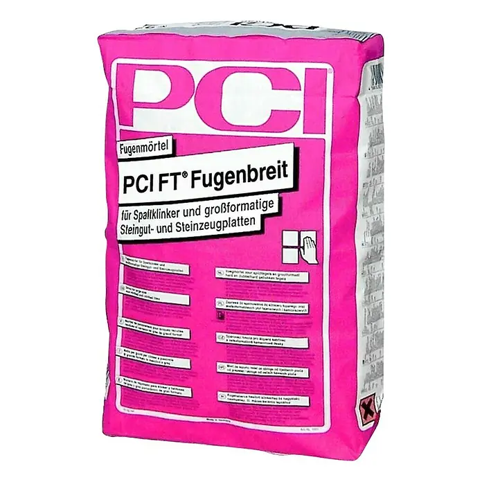 PCI FT Masa za fuge - Cementno sivo, 25 kg - Pogled sprijeda