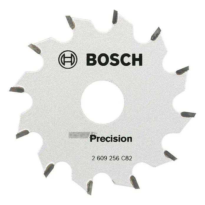 Bosch Kreissägeblatt Spezial - 65 mm, Bohrung: 15 mm, 12 Zähne - Vorderansicht