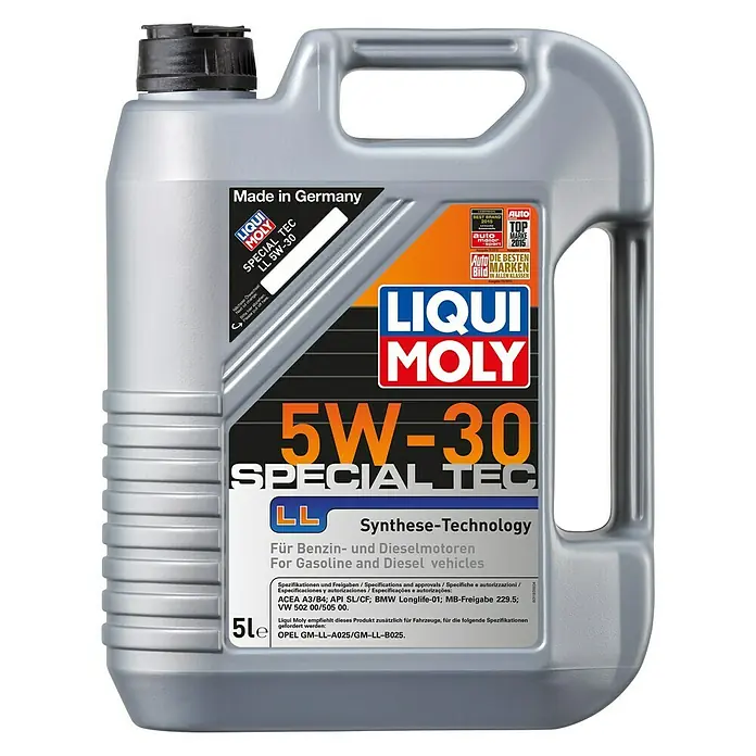 Liqui Moly Motoröl Special Tec Long Life - 5W-30, A3/B4, 5 l - Vorderansicht