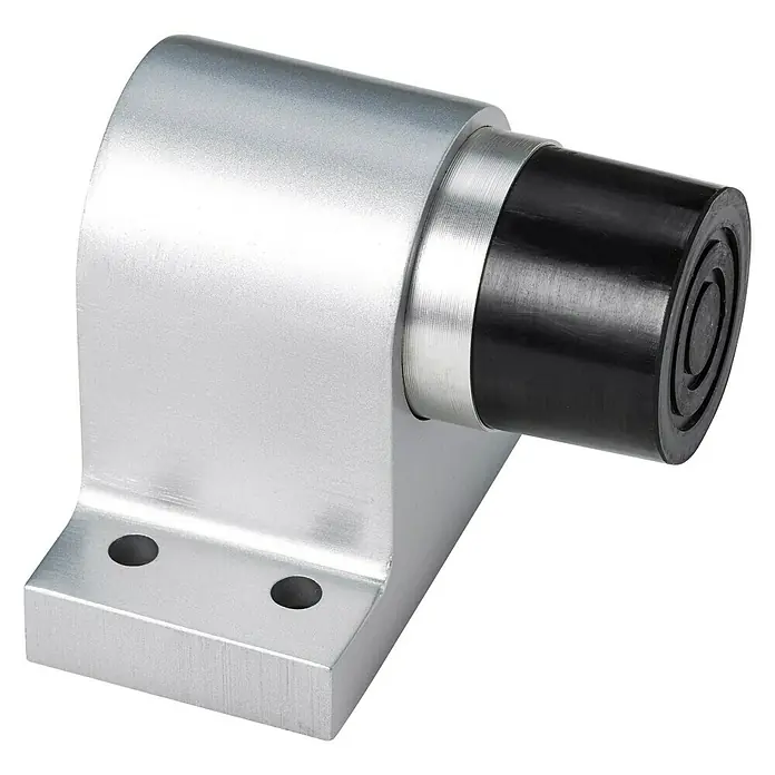 Portaferm Deurbuffer - 38 x 90 x 74 mm, Schroeven, Aluminium - Vooraanzicht