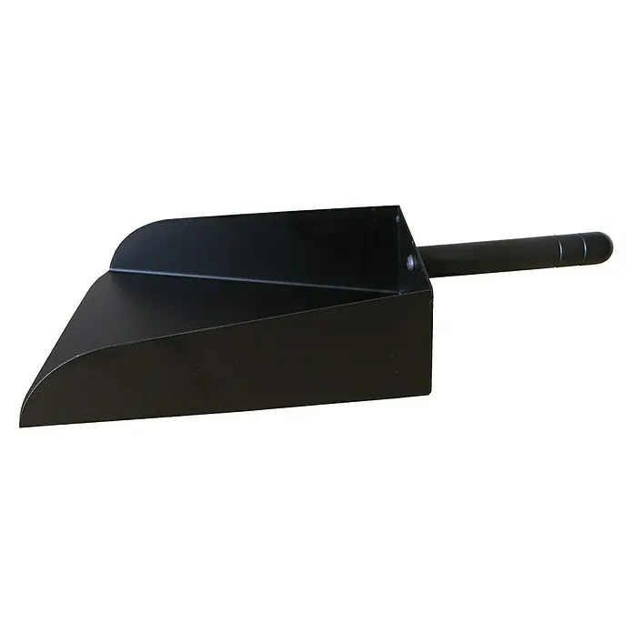 Lienbacher Pelletschaufel - 35,5 x 17 cm, Schwarz - Linke Seitenansicht