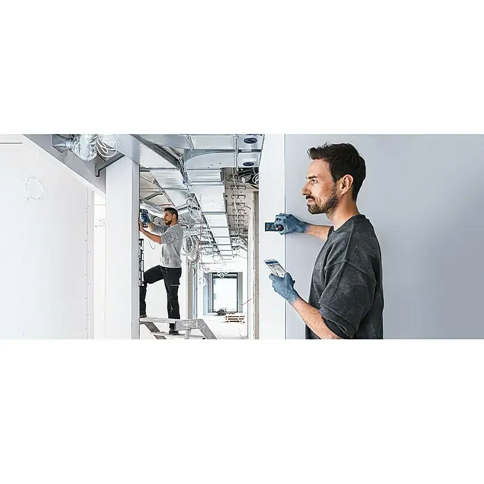Bosch Professional Laserski daljinomjer GLM 50 C - Mjerni opseg: 0,05 - 50 m - Pogled s lijeve strane