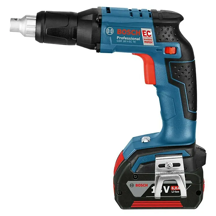 Bosch Professional Accubandschroefmachine GSR 18 V-EC TE - 18 V, Excl. accu, Onbelast toerental: 0 tpm - 4.200 tpm - Zijaanzicht links