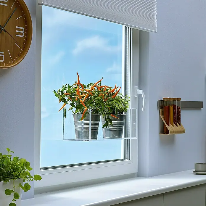 Tesa Montageband - Geeignet für: Glas, Belastbarkeit: 20 kg/m, 1,5 m x 19 mm - Anwendungsbeispiel