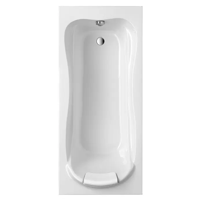 Ottofond Badewanne Domingo - 180 x 80 cm, Sanitäracryl, Weiß - Ansicht von oben