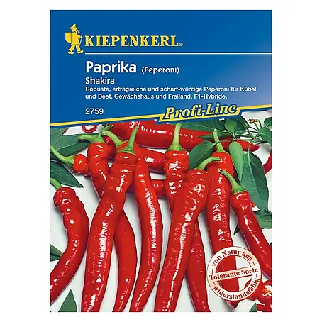 Kiepenkerl Profi-Line Gemüsesamen Paprika Shakira