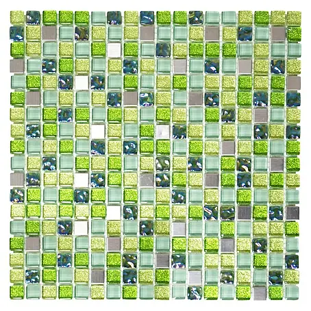 Mosaikfliese Quadrat Crystal Mix XCE 99