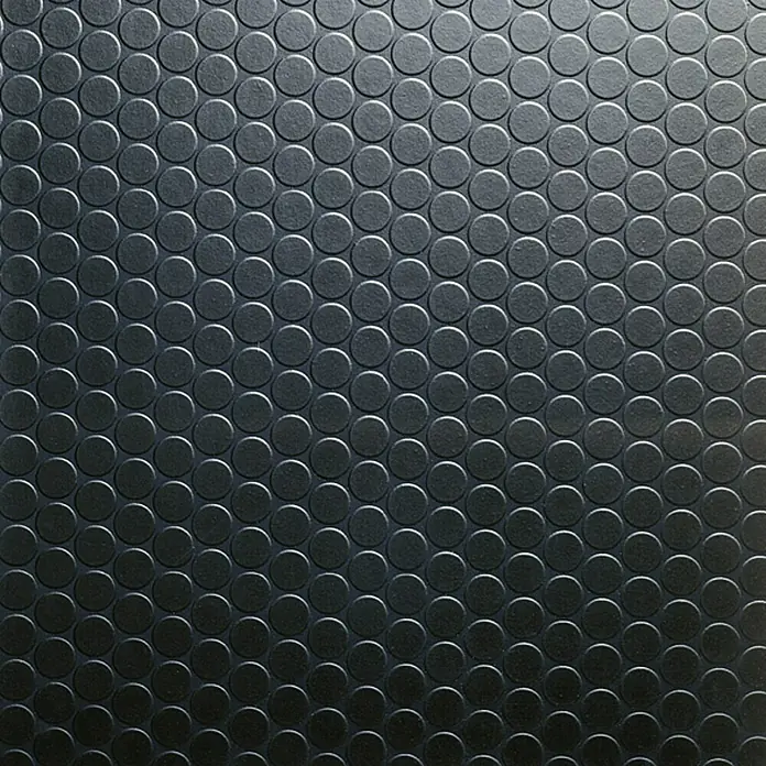 PVC-Bodenbelag Meterware Java - Noppe Schwarz, Breite: 200 cm