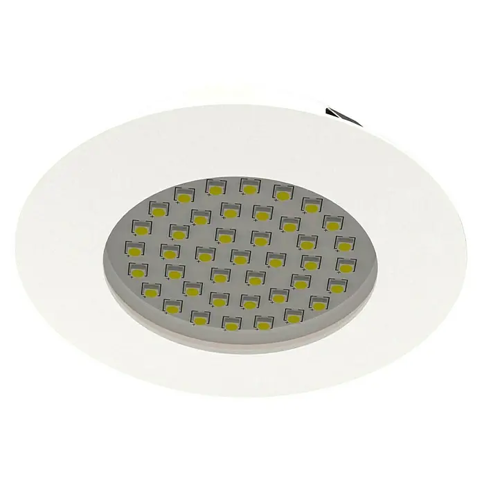 Tween Light Led-inbouwverlichting - 12 W, Warm wit, Diameter: 102 mm, Wit, IP20, Dimbaar - Zicht van beneden
