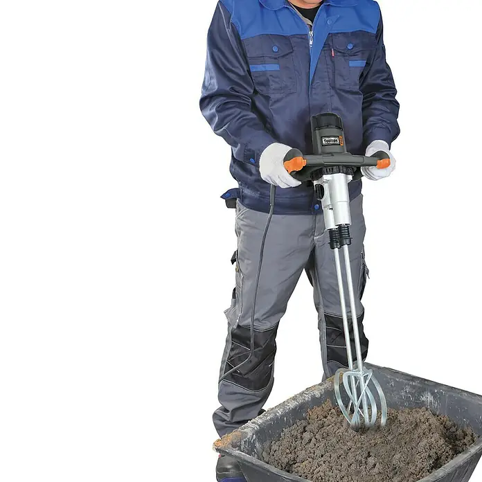 Toolson Miješalica za boju i žbuku HMD 1800 PRO - 1.800 W, Broj navoja: 2 - Pogled sprijeda