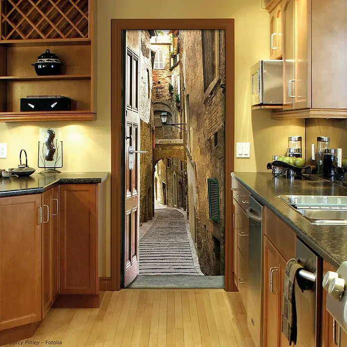 Vinilo para puertas - Toscana, 83 x 204 cm - Foto ambiente