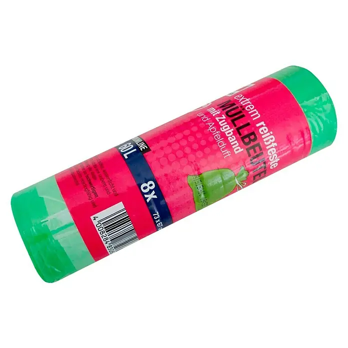 Quickpack Vreće za smeće miris jabuke - 60 l, 8 Kom.