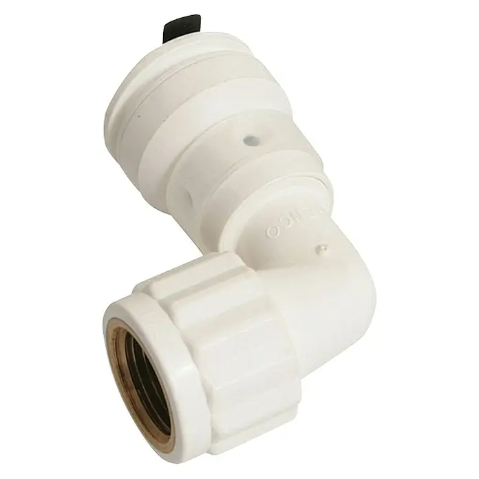Marley AquaStec Winkel - Durchmesser: 16 mm, Innengewinde: ½″ - Vorderansicht