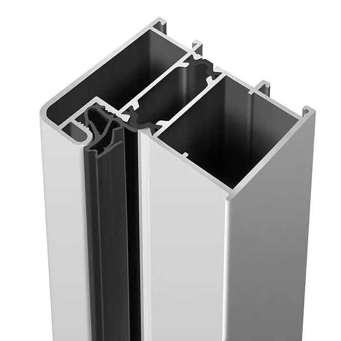 Splendoor Haustür Thermodoor SP50W - 110 x 210 cm, DIN Anschlag: Rechts, Weiß - Detailaufnahme