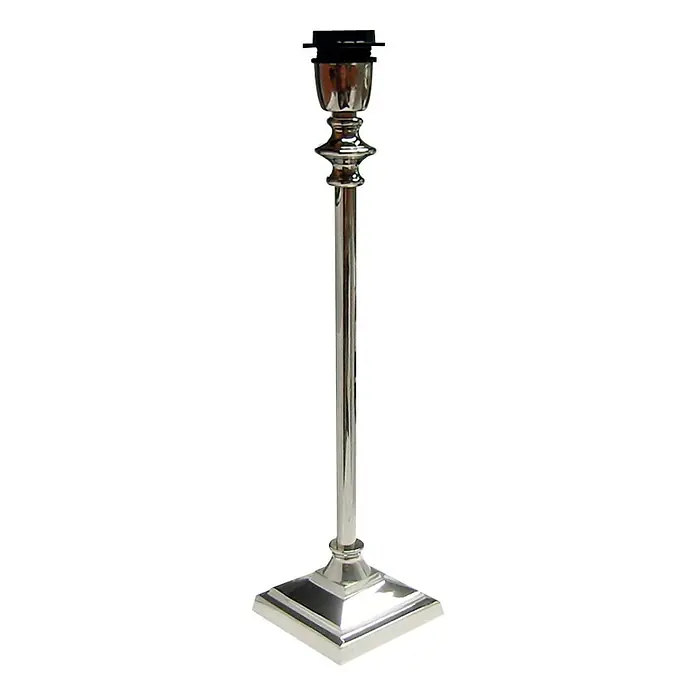 Lampenschirmgestell - Höhe: 45 cm, Max. Leistung: 60 W, Chrom, E27 - Vorderansicht