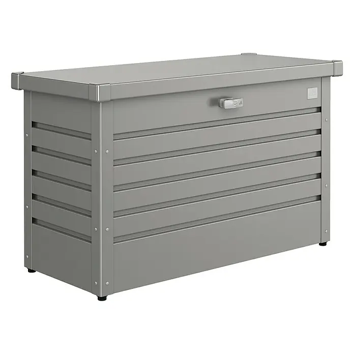 Biohort Garten-Aufbewahrungsbox FreizeitBox 100 - L x B x H: 101 x 46 x 61 cm, Quarzgrau, Stahl