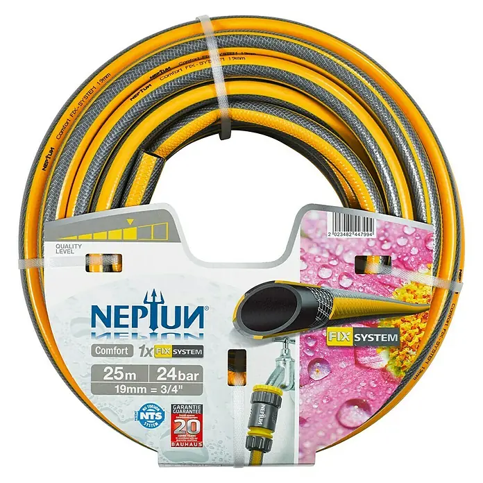 Neptun Comfort Vrtno crijevo - Duljina: 25 m, Promjer crijeva: 19 mm (¾″)