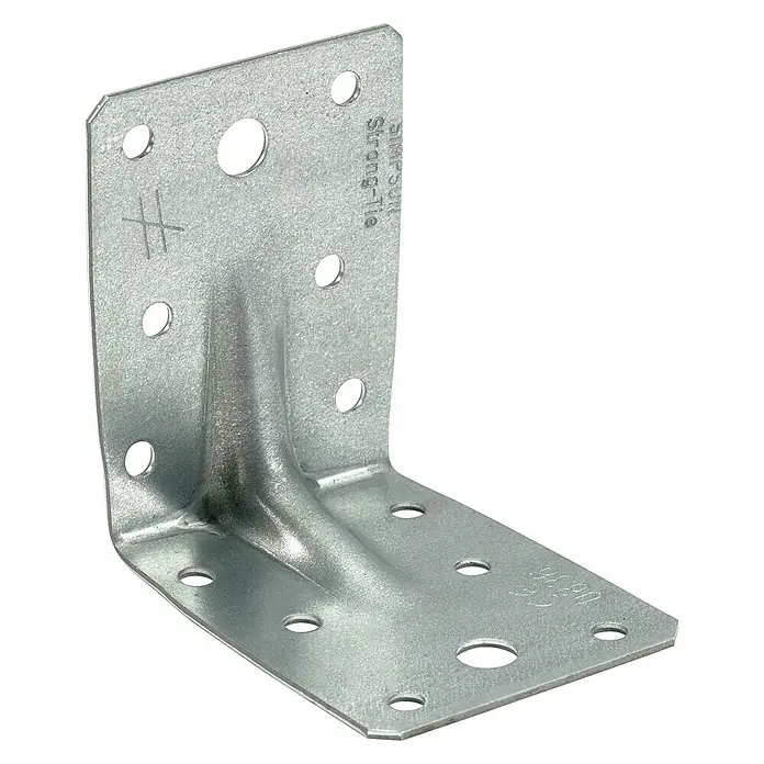 Simpson Strong-Tie Winkelverbinder ACR - 70 x 55 x 70 mm, Verzinkt, Gleichschenklig - Linke Seitenansicht