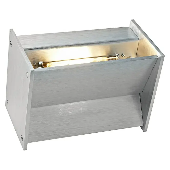 Voltolux Alu-Design Aplique de pared Greco - L x An x Al: 9 x 12 x 17 cm