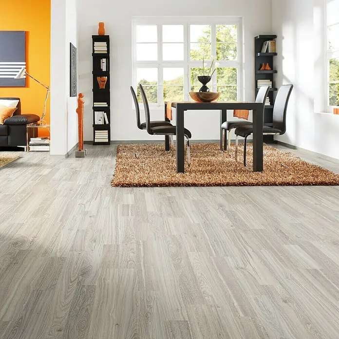 LOGOCLIC Family Laminat Hrast Verona - 1.285 x 192 x 7 mm, Brodski pod - Živopisni prikaz