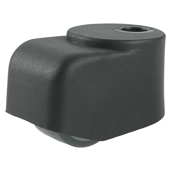 Stabilit Dvostruki kotačić - Promjer kotačića: 25 mm, Nosivost: 50 kg, Klizni ležaj, S rupom na poleđini, Promjer otvora za vijak: 8 mm - Pogled odozgo