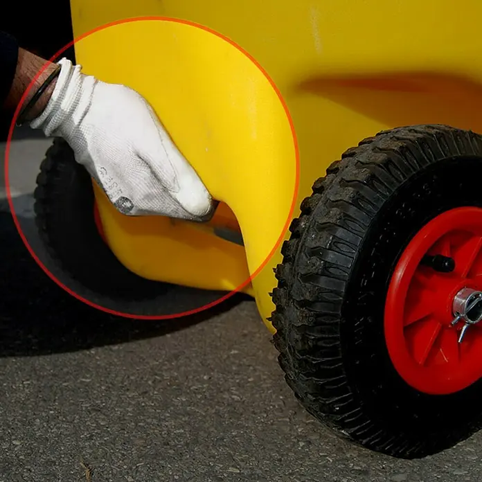 Kraftstofftrolley - Geeignet für: Diesel, Fassungsvermögen: 55 l - Detailaufnahme