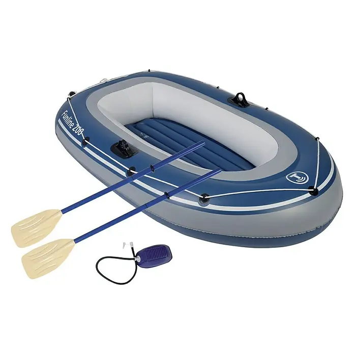 Talamex Schlauchboot Funline 200 - 200 x 125 cm, Geeignet für: 2 Personen, Nutzlast: 120 kg - Ansicht von oben