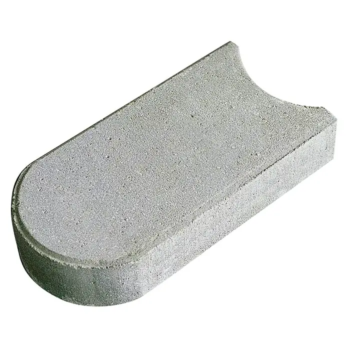 Mähstein - Grau, 33 x 16 x 5 cm, Beton