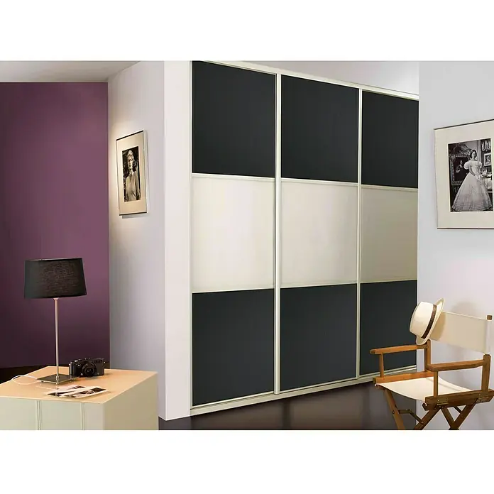Gutta Guttagliss Metalleffekt-Platte Leder - L x B: 100 x 65 cm, Schwarz