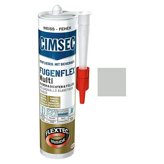 Cimsec Silikonfreie Fugenmasse Fugenflex Multi - Grau, 280 ml