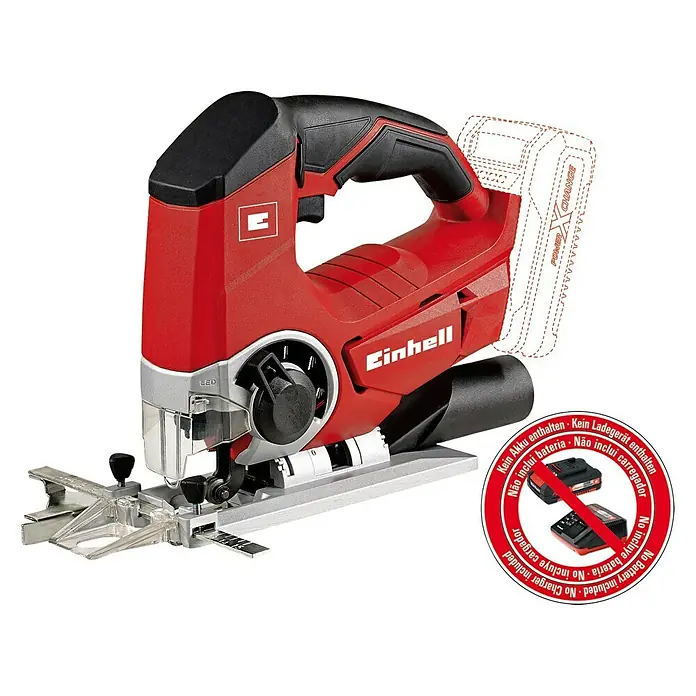 Einhell Power X-Change Akku-Stichsäge TE-JS 18 Li - 18 V, Ohne Akku, 0 - 2.400 Hübe/min