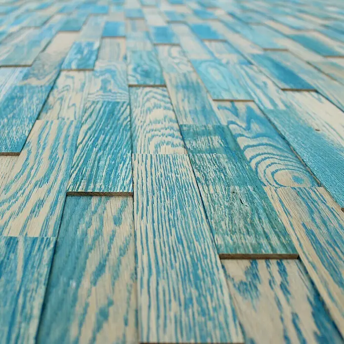 Wodewa Echtholzriemchen Berlin 010 - L x B: 200 x 50 mm, Stärke: 2 mm - 6 mm, Inhalt: 1 m² - Detailaufnahme
