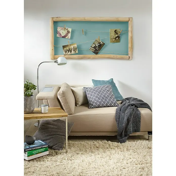 Teakstamm - Durchmesser: 5 cm - 7 cm, Länge: 2 m, Unbehandelt